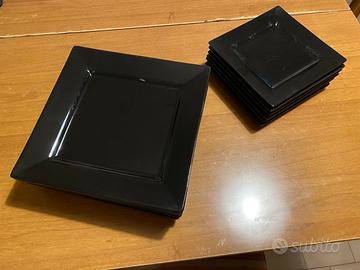 6+6 Piatti quadrati
