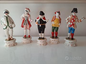 5 maschere italiane - Luigi Fabris - ancora rossa