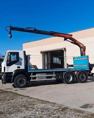 IVECO AD 260S36 6x2 km 167.000 gru e pianale