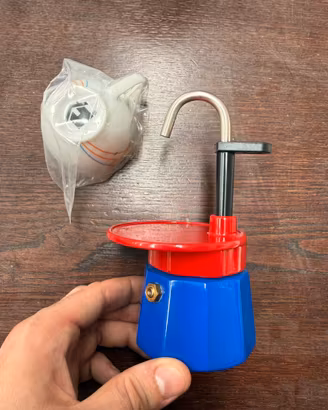 Caffettiera moka a 1 tazza erogazione diretta
