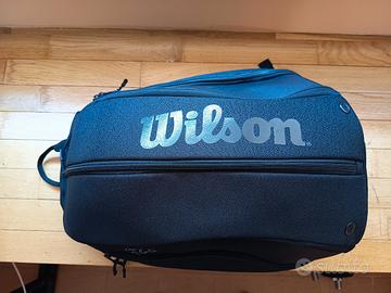 Zaino tennis Wilson black Roger Federer