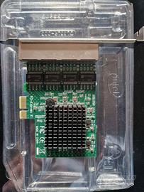 Scheda di Rete Gigabit 4 Porte,Interfaccia PCIE X