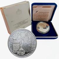 San Marino 10.000 lire 1996 arg. proof fondo specc