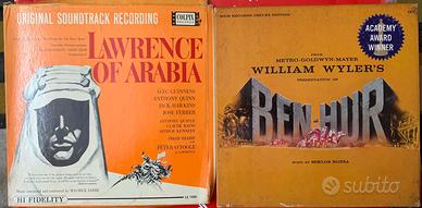 LP Ben Hur -LP Lawrence of Arabia + libretto
