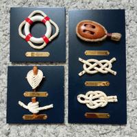 Set arredo nautico in legno-vintage