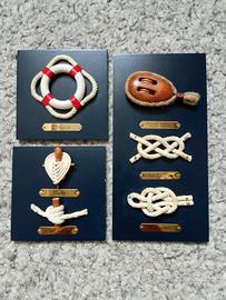 Set arredo nautico in legno-vintage