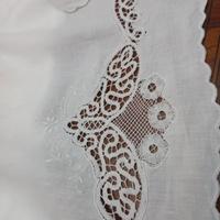 Set Puro Lino e Pizzo Cantù Lenzuolo e Federe 