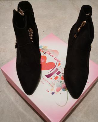 Stivaletti neri tacco a spillo – 35