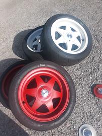 Cerchi Oz forget miki biasion  da 15 con gomme