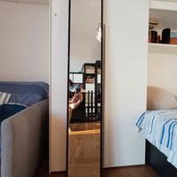Specchio nero 30x170cm