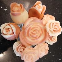 Boquet di fiori in cera