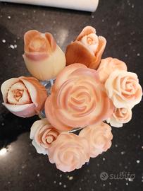 Boquet di fiori in cera