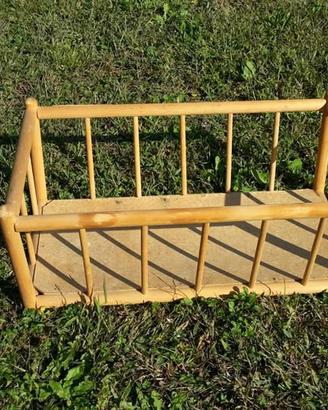 Lettino in legno-Misure: 60x35 h24