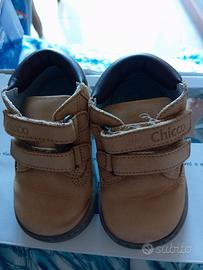 scarpe bambino chicco in pelle taglia 20
