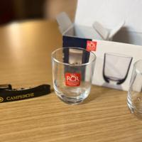 Nuovo Set 2 Bicchieri RCR + Cavatappi Camperchi