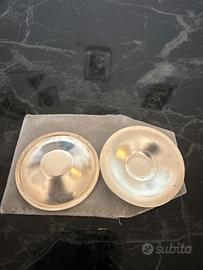 Coppette paracapezzoli in argento per allattamento