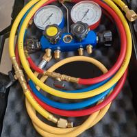 Gruppo manometri clima R410A Core più le fruste 