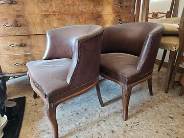 Poltrone Pelle Vintage