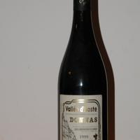 Vino rosso valdostano " CAVES DONNAS " annata 1999