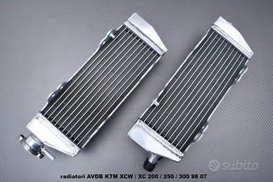 radiatori AVDB KTM XCW / XC 200 / 250 / 300 98 07