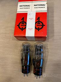4 valvole termoioniche 2A3  hi-fi National Electr