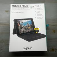 Custodia Tastiera Rugged Folio Logitech per iPad