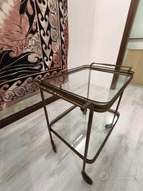 Carrello Bar Vintage anni '60/'70 – Ottone