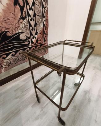 Carrello Bar Vintage anni '60/'70 – Ottone