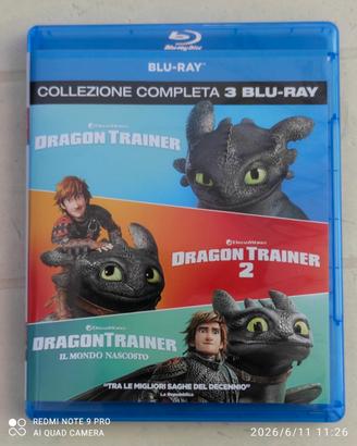 3 bluray collezione completa dragon trainer 