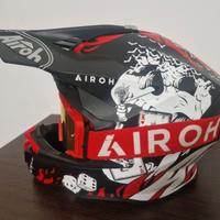 Casco da enduro completo di mascherina
