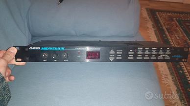 alesis midi verb 3 unità effetto rack  riverbero 