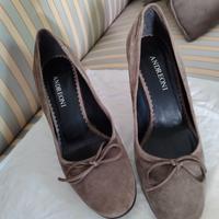 scarpe in camoscio ( vera pelle)