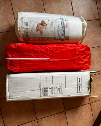 Lettino campeggio + materassino