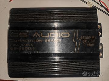 Amplificatore GS AUDIO COMPETITION 5500.1