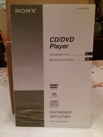 Manuali dvd sacd Sony