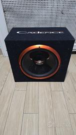 Subwoofer in cassa amplificato FXB12VA Flash