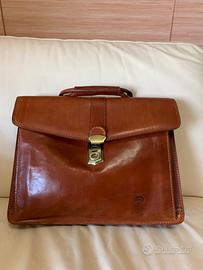 Borsa 24 ore vera pelle, marca Fossil