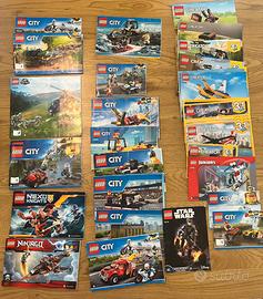LEGO SFUSO CON MINIFIGURE E ISTRUZIONI