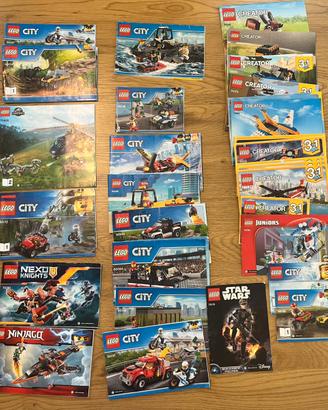 LEGO SFUSO CON MINIFIGURE E ISTRUZIONI