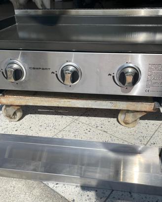 Piastra Campart a 3 fuochi