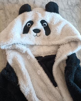 Vestito di carnevale da panda da adulto