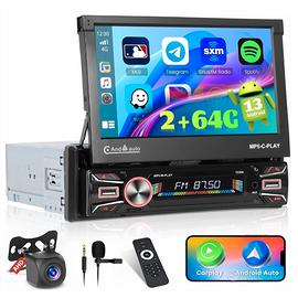 autoradio android schermo retrattile a scomparsa 