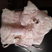Set pochette in raso