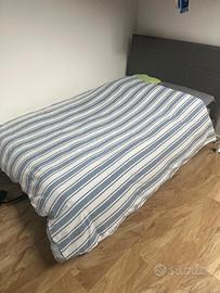 Letto contenitore 120x190  (grigio) + materasso