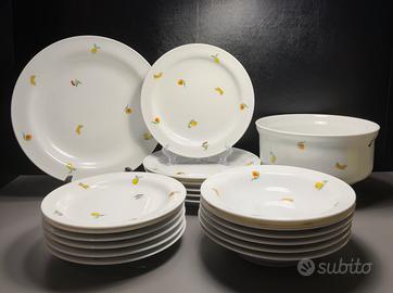 Servizio piatti Ginori per 6 – Decoro Frutta