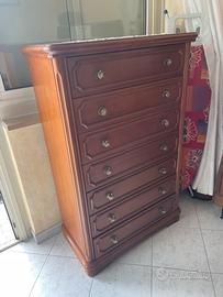 Cassettiera Alta Legno