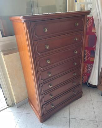 Cassettiera Alta Legno