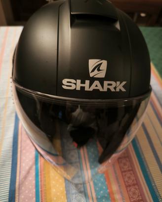 casco jet Shark City Cruiser nero opaco misura L