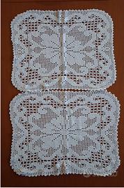 I CENTRINI DELLA NONNA: coppia centre uncinetto