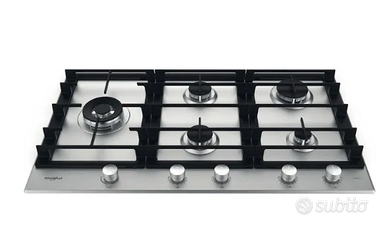 PIANO COTTURA WHIRLPOOL GMWL 958IXL 86 CM